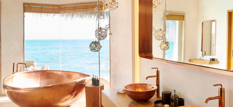 Luxury Maldives Holidays Fairmont Maldives Sirru Fen Fushi Three Bedroom Water Sunset Villa 1