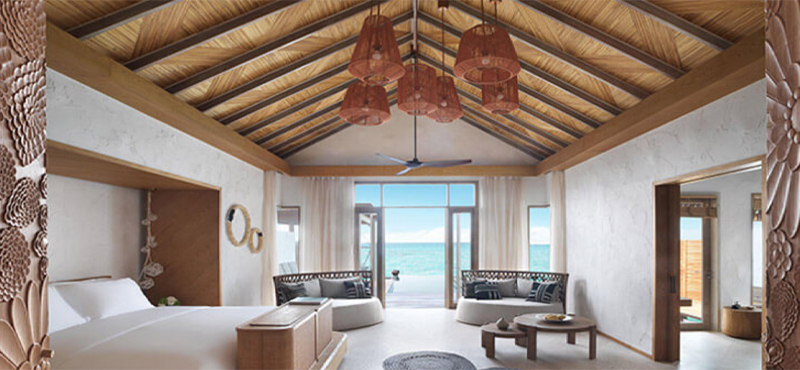 Luxury Maldives Holidays Fairmont Maldives Sirru Fen Fushi Two Bedroom Water Sunset Villa 1