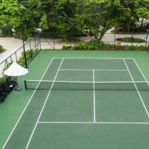 Luxury Maldives Holidays Fairmont Maldives Sirru Fen Fushi Tennis