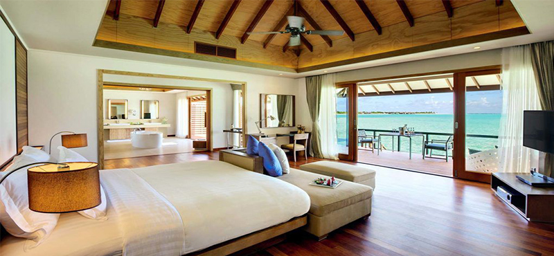 Luxury Maldives Holidays Hideaway Beach Resort Deluxe Water Villa Pool 3