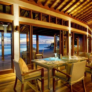 Luxury Maldives Holidays Hideaway Beach Resort Sunset Pool Cafe