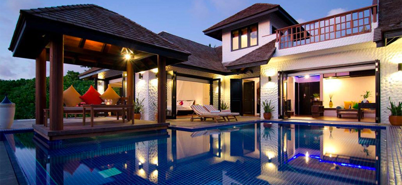 Luxury Maldives Holidays Hideaway Beach Resort Two Bedroom Family Villa With Pool