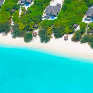 Luxury Maldives Holidays Hideaway Beach Resort Aerial View 1