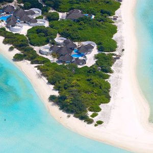 Luxury Maldives Holidays Hideaway Beach Resort Aerial View