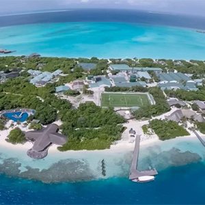 Luxury Maldives Holidays Hideaway Beach Resort Aerial View1