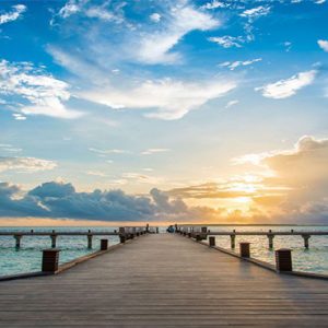 Luxury Maldives Holidays Hideaway Beach Resort Jetty View