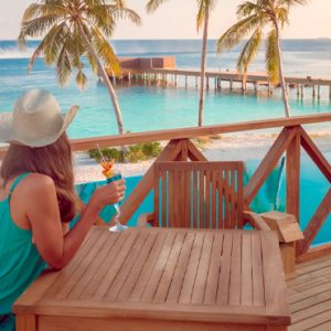 Luxury Maldives Holidays Reethi Faru Resort Balcony View