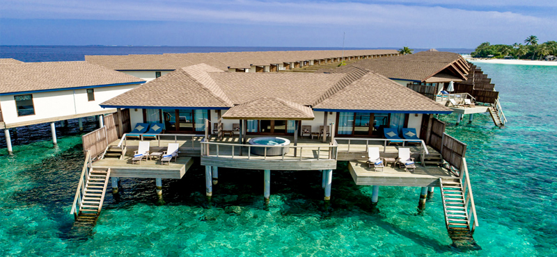 Luxury Maldives Holidays Reethi Faru Resort Water Villa Jacuzzi Suite 3