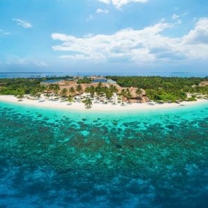 Luxury Maldives Holidays Reethi Faru Resort Aerial View