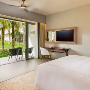 Luxury Mauritius Holiday Packages Anantara Iko Luxury Mauritius Resort & Villas Deluxe Garden Room Bedroom View