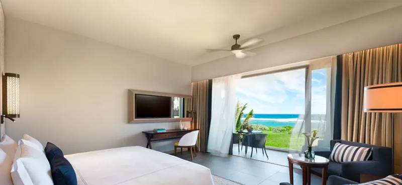Luxury Mauritius Holiday Packages Anantara Iko Luxury Mauritius Resort & Villas Deluxe Ocean View Room Bedroom View