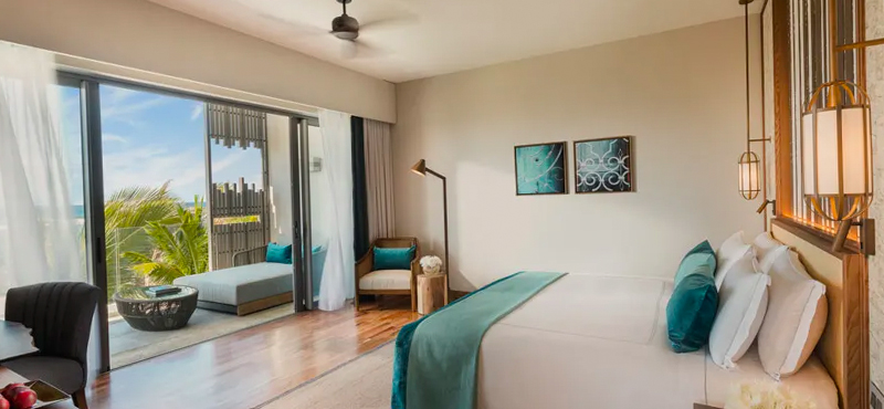 Luxury Mauritius Holiday Packages Anantara Iko Luxury Mauritius Resort & Villas Ocean View Suite Bedroom View