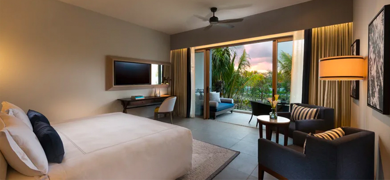 Luxury Mauritius Holiday Packages Anantara Iko Luxury Mauritius Resort & Villas Premier Garden View Room Bedroom View