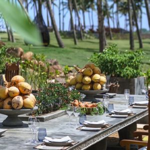 Luxury Sri Lanka Holidays Shangri La’s Hambantota Golf Resort & Spa Outdoor Dining