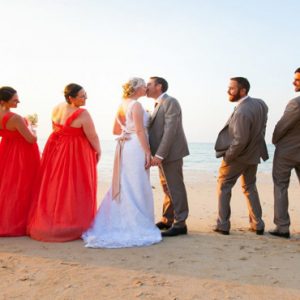 Luxury Thailand Holidays The Sarojin Wedding Couple On Beach3