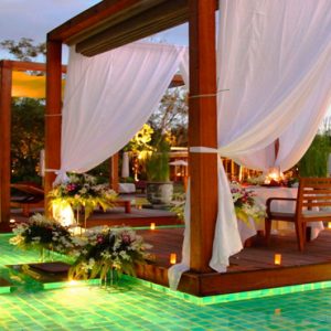 Luxury Thailand Holidays  The Sarojin Pool At Night