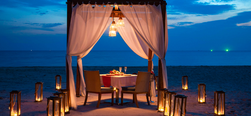 Luxury Vietnam Holidays Fusion Resort Phu Quoc Romantic Dining