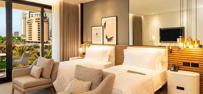 Royal Club Sea View Club Lounge Access, 2 Twin (1) Le Royal Meridien Beach Resort & Spa Dubai Holidays