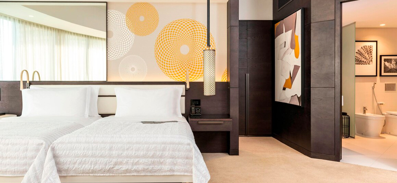 Super Deluxe Suite Club Lounge Access, 2 Twin (2) Le Royal Meridien Beach Resort & Spa Dubai Holidays