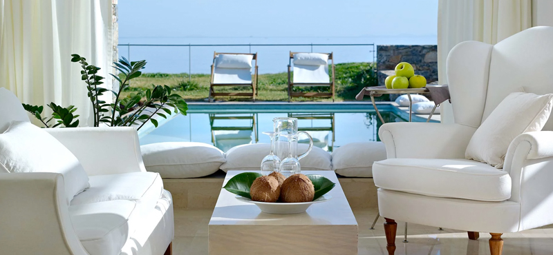 Aiolos – Club Suite Private Pool Seafront1 St Nicolas Bay Resort Hotel & Villas Greece Holidays
