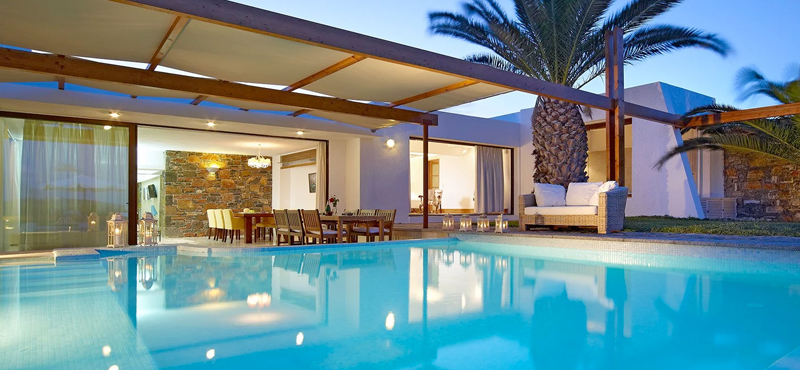 Aphrodite’s House Club Suite 3 Bedroom Private Pool Seafront St Nicolas Bay Resort Hotel & Villas Greece Holidays