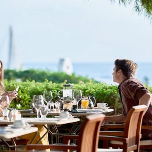 Breakfast At The Club House St Nicolas Bay Resort Hotel & Villas Greece Holidays