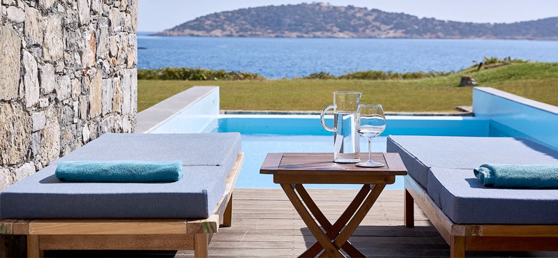 Classic Studio Private Pool Sea View4 St Nicolas Bay Resort Hotel & Villas Greece Holidays