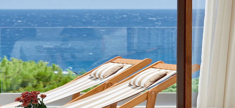 Club Junior Suite Seafront View St Nicolas Bay Resort Hotel & Villas Greece Holidays