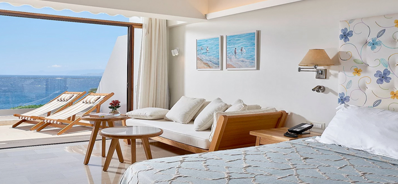 Club Junior Suite Seafront View2 St Nicolas Bay Resort Hotel & Villas Greece Holidays