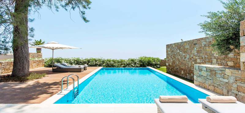 Deluxe One Bedroom Bungalow Suite With Private Pool1 Ikos Olivia Resort Greece Holidays