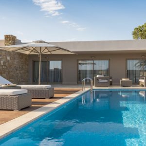 Deluxe Two Bedroom Bungalow Suite With Private Pool1 Ikos Olivia Resort Greece Holidays