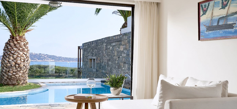 Eros Club Suite Private Pool Seafront2 St Nicolas Bay Resort Hotel & Villas Greece Holidays
