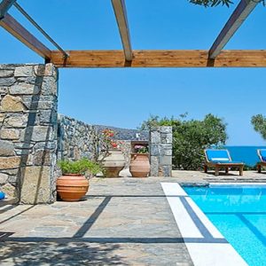 Family Suite 2 Bedroom Private Pool Sea View St Nicolas Bay Resort Hotel & Villas Greece Holidays