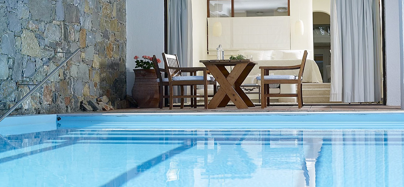 Family Suite 2 Bedroom Private Pool Sea View2 St Nicolas Bay Resort Hotel & Villas Greece Holidays