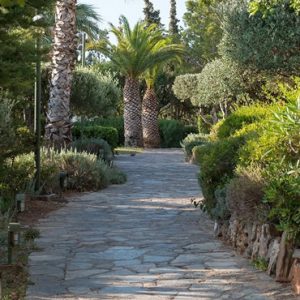 Garden Walkway St Nicolas Bay Resort Hotel & Villas Greece Holidays