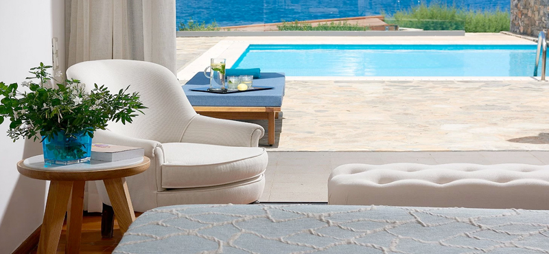 Poseidon House Club Suite 2 Bedroom Private Pool Seafront St Nicolas Bay Resort Hotel & Villas Greece Holidays
