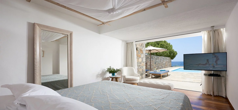 Poseidon House Club Suite 2 Bedroom Private Pool Seafront1 St Nicolas Bay Resort Hotel & Villas Greece Holidays
