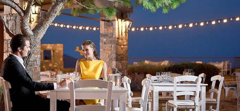 Private Dining St Nicolas Bay Resort Hotel & Villas Greece Holidays