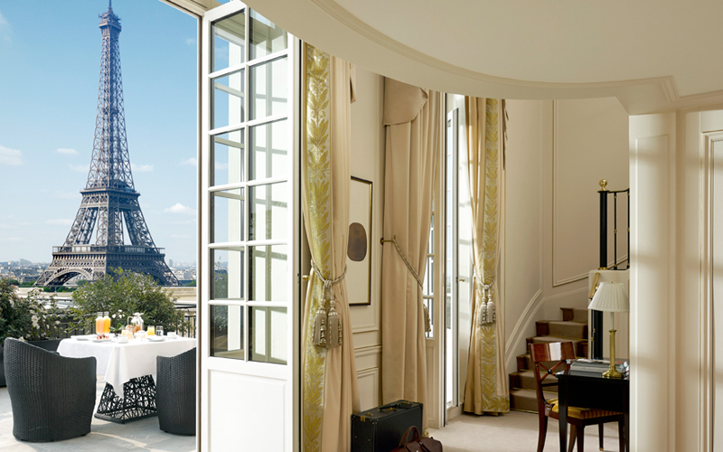 Shangri La Paris Eiffel Tower Suite The Best Balcony Views Around The World