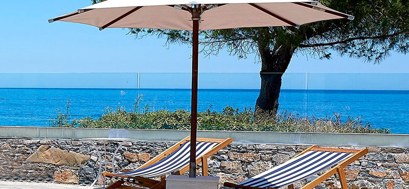 Siroko Club Studio Suite Private Pool Seafront St Nicolas Bay Resort Hotel & Villas Greece Holidays