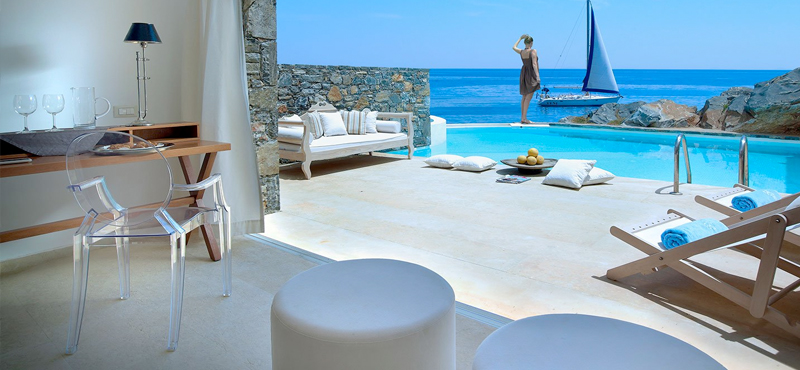 The Rock 1 – Club Studio Suite Private Pool Seafront2 St Nicolas Bay Resort Hotel & Villas Greece Holidays