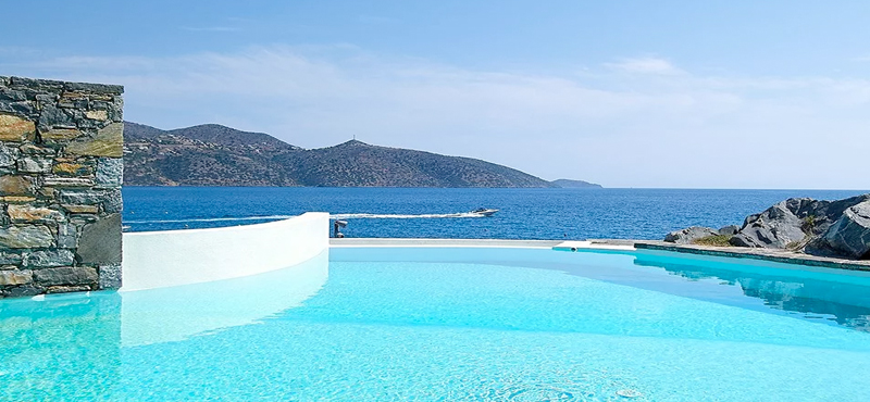 The Rock 2 – Club Studio Suite Private Pool Seafront St Nicolas Bay Resort Hotel & Villas Greece Holidays
