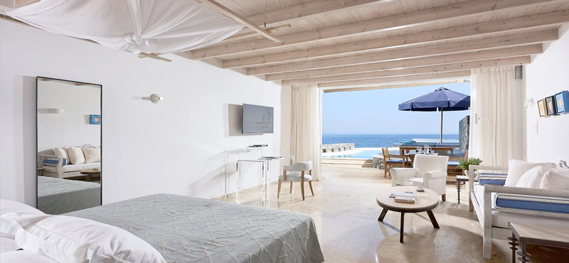 The Rock 2 – Club Studio Suite Private Pool Seafront2 St Nicolas Bay Resort Hotel & Villas Greece Holidays