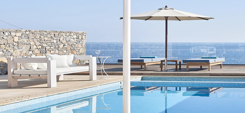 Zefiros Club Suite Private Pool Seafront St Nicolas Bay Resort Hotel & Villas Greece Holidays