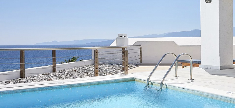 Zeus House Prime Club Suite Private Pool Seafront St Nicolas Bay Resort Hotel & Villas Greece Holidays