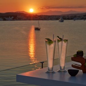 Cocktails At Sunset Nikki Beach Resort Porto Heli Greece Holidays