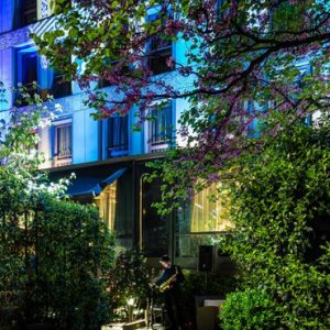 Exterior Gardens Baglioni Hotel Carlton Milan Italy Holidays