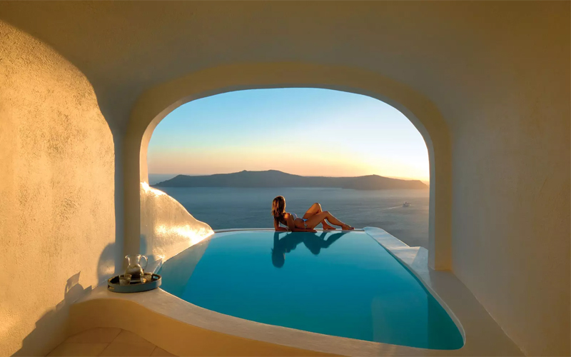 Sun Rocks Hotel Santorini Pool Suite The Best Balcony Views Around The World