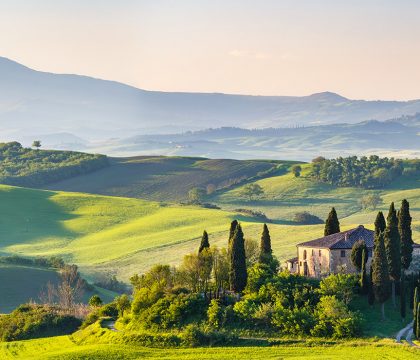 a picture of Tuscany