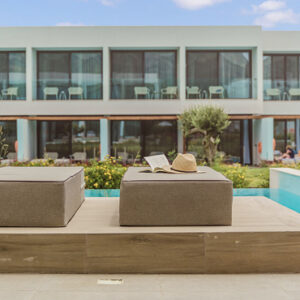 Double Room Private Pool Garden View 3 Gennadi Grand Resort Luxury Greece Holidays